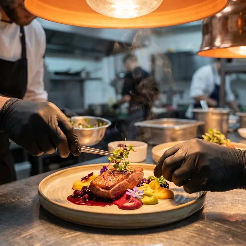 Our chef team in action