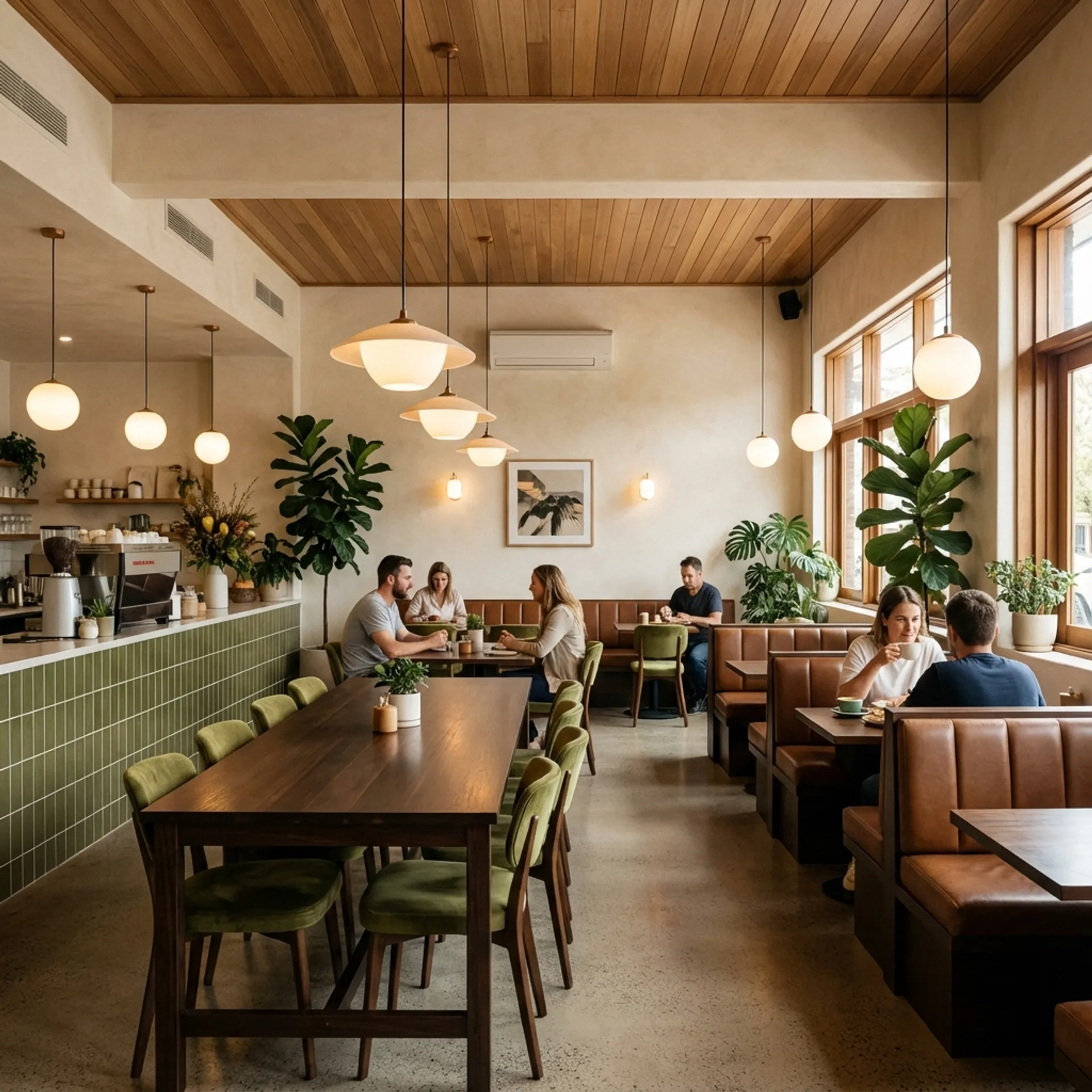 Interior of The Olive Branch