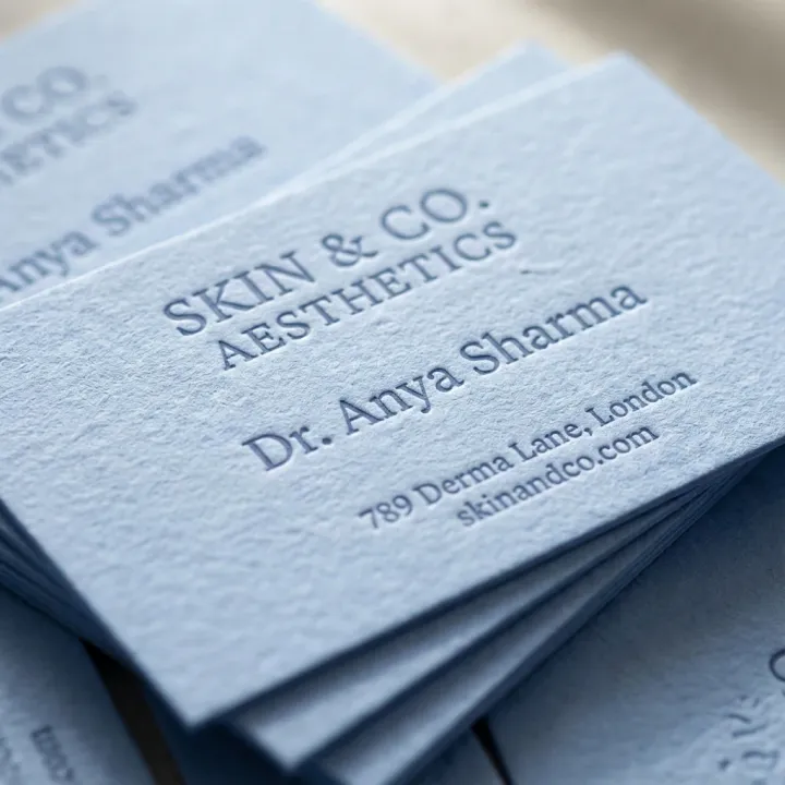 Appointment card and stationery.