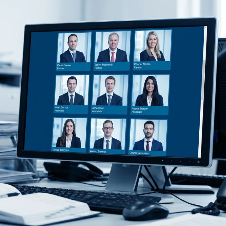 Practice area overview with editorial layout.