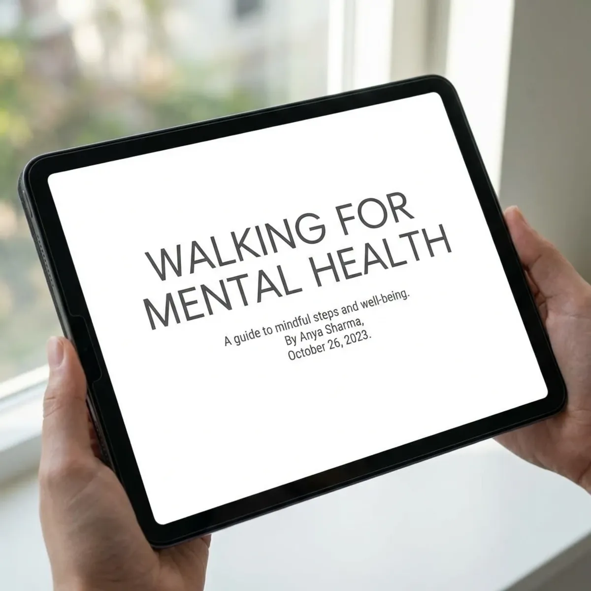 Long-form article template with clear hierarchy.